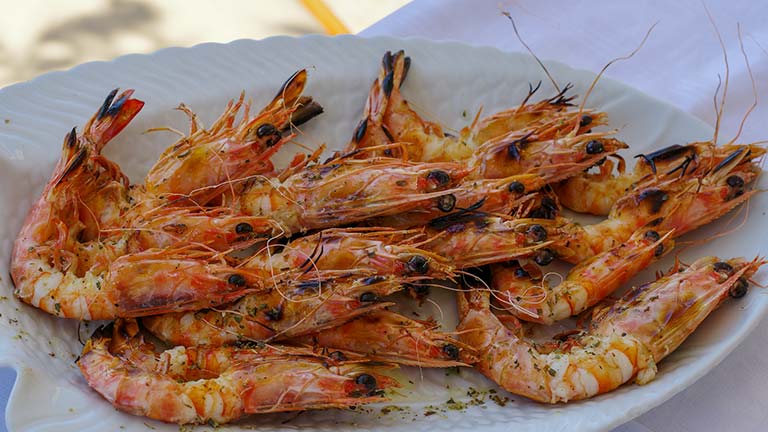 shrimps-koronisia-greece